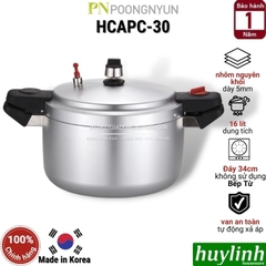 Nồi áp suất nhôm Hàn Quốc PoongNyun HCAPC-30 - 16 lít
