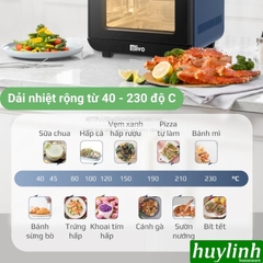 Nồi chiên không dầu - hấp hơi nước Olivo SF15 - Dung tích 15 lít - 37 menu