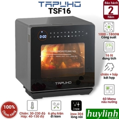 Nồi chiên - hấp hơi nước siêu nhiệt Tapuho TSF16 - 16 lít - 60 Chức năng