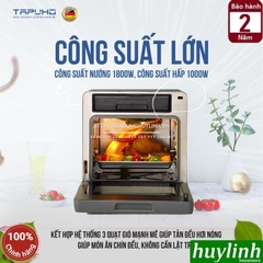 Nồi chiên - hấp hơi nước siêu nhiệt Tapuho TSF16 - 16 lít - 60 Chức năng