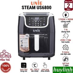 Nồi chiên không dầu hấp hơi nước Unie Steam US-6800 - 7 lít - 9 chức năng