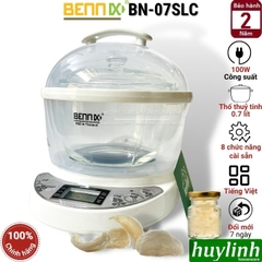 Nồi chưng yến, nấu cháo chậm thố thuỷ tinh Bennix BN-07SLC - 0.7 lít