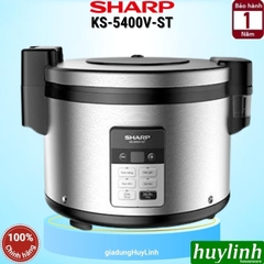 Nồi cơm điện tử công nghiệp Sharp KS-5400V-ST - 5.4 lít