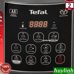 Nồi cơm điện tử Tefal Easy Rice Plus RK736B68 - 1.8 lít - 750W - 10 chức năng - Tiếng Việt