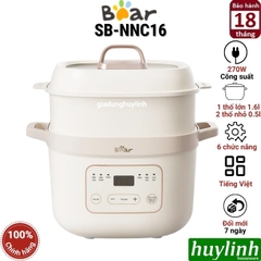 Nồi nấu chậm Bear SB-NNC16 - 1.6 lít - tiếng Việt