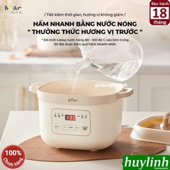 Nồi nấu chậm Bear SB-NNC16 - 1.6 lít - tiếng Việt