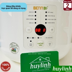 Nồi nấu cháo chậm điện tử Bennix BN-30SLC - 3 lít - 8 chức năng - 3 tốc độ nấu