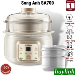 Nồi hầm chưng cách thủy Song Anh SA700 - 1.5L