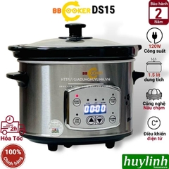 Nồi nấu cháo chậm tự động điện tử BBcooker DS15 - 1.5 lít