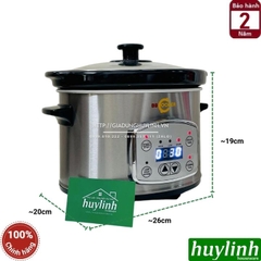 Nồi nấu cháo chậm tự động điện tử BBcooker DS15 - 1.5 lít