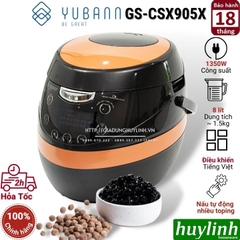 Nồi nấu trân châu tự động đa năng Yubann GS-CSX905X - 8 lít - Tặng 1kg trân châu Boduo