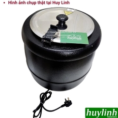 Nồi ủ ấm trân châu 10 lít [Vỏ nhựa - Vỏ gang] - Nồi hâm cháo, nấu súp