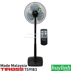 Quạt cây đứng Tiross TS9183 - Malaysia - Có Remote