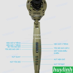 Quạt cây đứng Tiross TS9184 - Malaysia - Có Remote