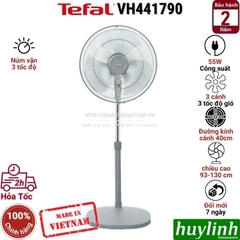 Quạt đứng Essential Tefal VH441790 - 55W - 3 tốc độ gió - Sản xuất tại Việt Nam