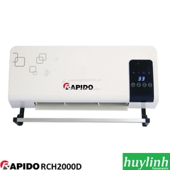 Quạt sưởi gốm Ceramic treo tường Rapido RCH2000-D - điện tử + Remote