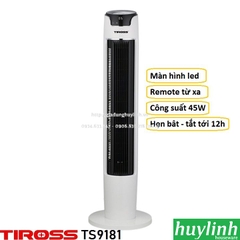 Quạt tháp Tiross TS9181 - Có remote