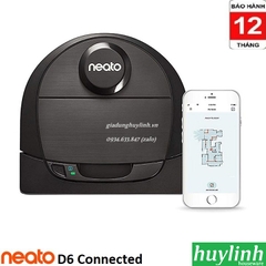 Robot hút bụi Neato D6 Connected - Điều khiển Smartphone - Chính hãng