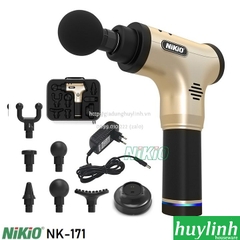 Súng máy massage cầm tay dùng pin Nikio NK-171 - 2400mAh