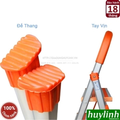 Thang nhôm ghế Nikawa NKA-03 - 3 bậc - 75cm