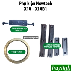 Phụ kiện thanh trượt mâm - bánh xe - vòng 95mm cho máy Newtech X10 X10B1