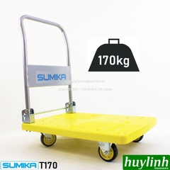 Xe đẩy hàng sàn nhựa Sumika T170 - Tải trọng 170kg