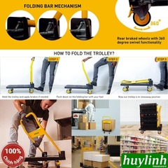 Xe kéo đẩy hàng đa năng Stanley SXWTC-PC508 - Tải trọng 150kg