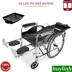 Xe lăn tay ngả giường có bô Nikita N213-1 - Ngả 6 cấp độ