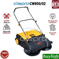 Máy quét rác không động cơ Clepro CW-800/02