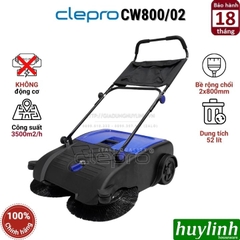 Máy quét rác không động cơ Clepro CW-800/02