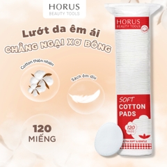 Bông tẩy trang Horus Soft Cotton Pads 120 pads