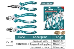 Bộ 3 kềm răng, cắt và nhọn cao cấp TOTAL THT2K0301S uy tính