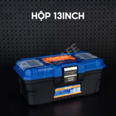Hộp đựng đồ nghề WADFOW kích thước 13-24inch Thùng dụng cụ nhựa PP cứng cáp chịu lực tốt độ bền cao, nhiều ngăn tiện lợi