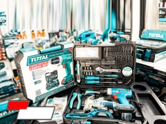 Bộ 128 Món Bao Gồm Máy Khoan Dùng Pin 12V Total THKTHP11282 giá rẻ