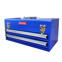 Hộp Công Cụ 2 Ngăn Sắt 46x24x22cm Workpro WP282005