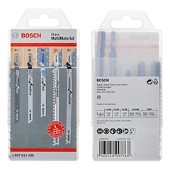 Bộ 15 Lưỡi Cưa Lọng Đa Năng (4 T144DP, 4 T101BF, 3 T121BF, 1 T367XHM, 3 T345XF) Bosch 2607011438