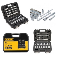 Bộ Khẩu Vặn Tay 1/2 Inch 22 Chi Tiết Dewalt DWMT19241-1