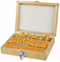 Bộ 12 mũi phay gỗ INGCO AKRT1201 chính hãng