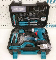 Bộ 128 Món Bao Gồm Máy Khoan Dùng Pin 12V Total THKTHP11282 uy tính
