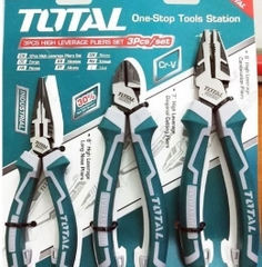 Bộ 3 kềm răng, cắt và nhọn cao cấp TOTAL THT2K0301S chất lượng