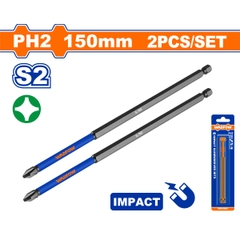 Bộ 2 Mũi bắt vít đóng PH2 150mm WadFow WSV4K64
