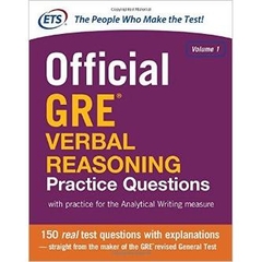 Official GRE Verbal Reasoning Practice Questions by Educational Testing Service