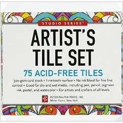 Studio Series Artist's Tiles: White (75 pack)