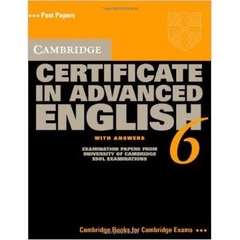 Cambridge Certificate in Advanced English 6