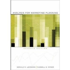 Analysis for Marketing Planning, 7 edition