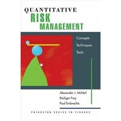 Quantitative Risk Management: Concepts, Techniques, and Tools