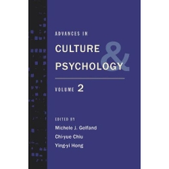 Advances in Culture and Psychology: Volume 2