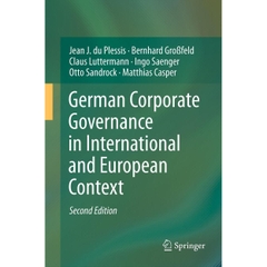 German Corporate Governance in International and European Context