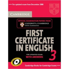 Cambridge First Certificate in English for update exam with answers 3 (Book and Audio)