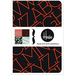 House Industries Mini Eco-Journals: Four Mini Eco-Journals